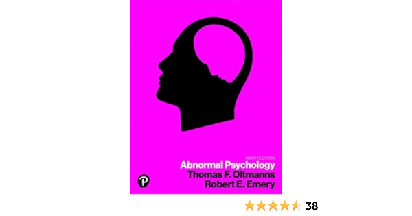 Abnormal Psychology by Oltmanns 9e Test Bank 