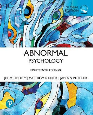 Abnormal Psychology by Hooley 18e Test Bank