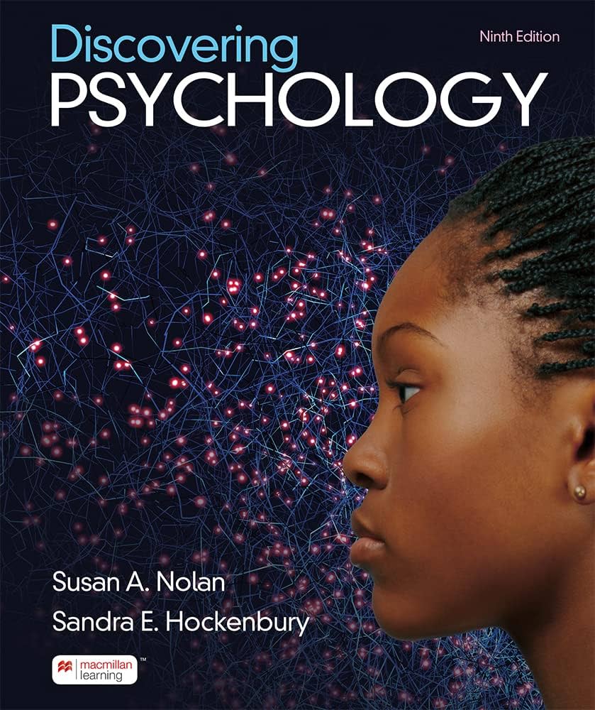 Discovering Psychology by Nolan 9e test bank 