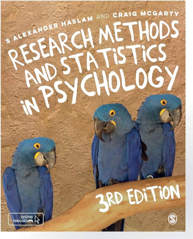 Research Methods and Statistics in Psychology by Alexander Haslam 3e Test Bank 
