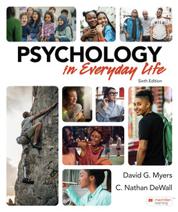 Psychology in Everyday Life by Myers 6e Test Bank 